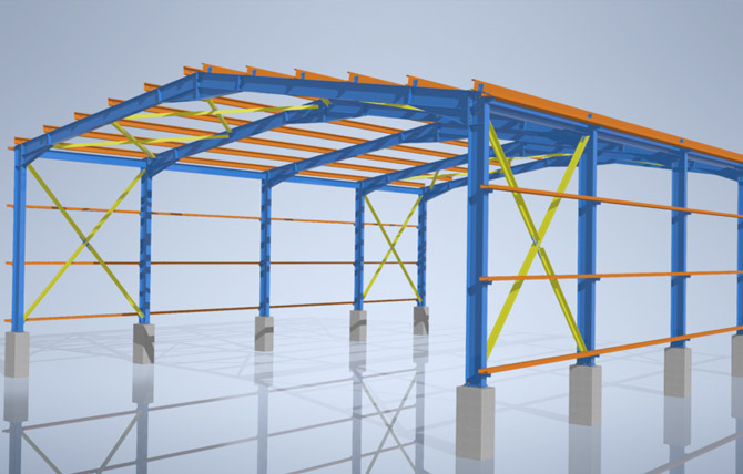 3D Steel Modelling Tekla